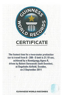 TopGear.com.ph Philippine Car News - Koenigsegg officially bags Guinness World Record