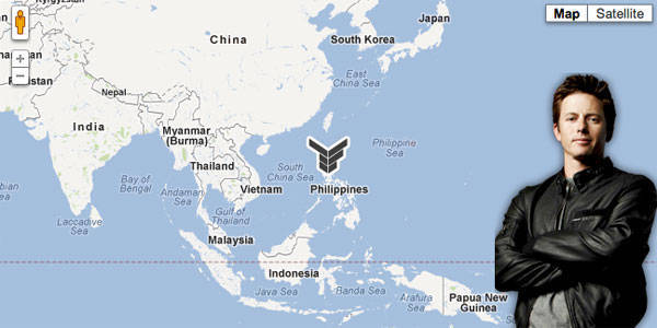 Tanner Foust in the Philippines