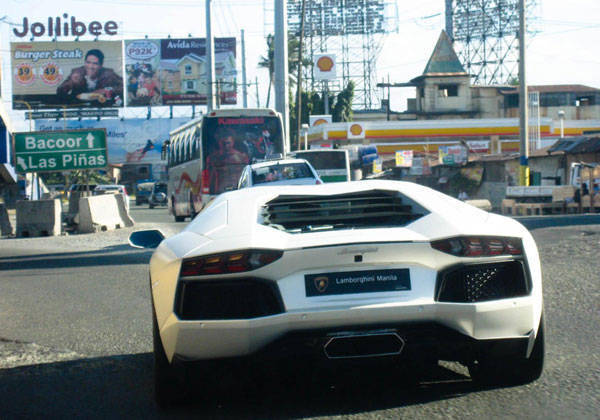 Lamborghini Aventador in Manila