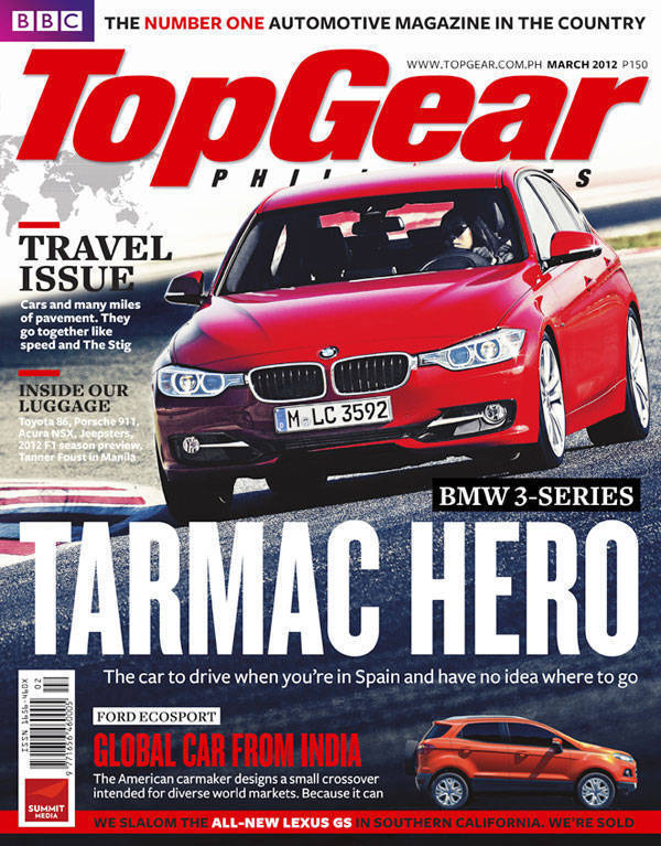 Top Gear Philippines' March 2012 cover