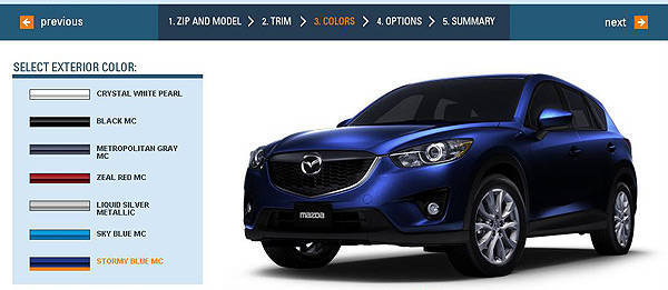 Mazda CX-5 configurator goes online TopGear.com.ph Philippine Car News - Mazda CX-5 configurator goes online