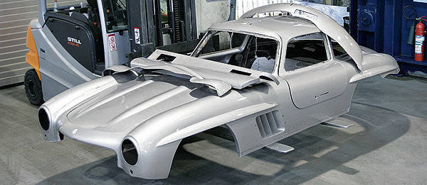 TopGear.com.ph Philippine Car News - Mercedes-Benz destroys unauthorized 300 SL replica