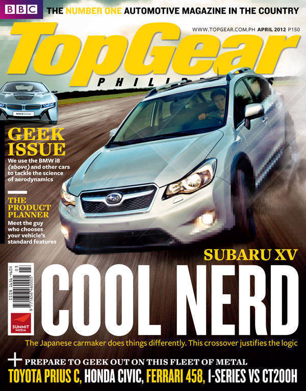 Top Gear Philippines' April 2012 cover Top Gear Philippines' April 2012 cover