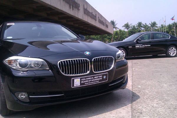 BMW 5-Series for ADB Governors' Meeting