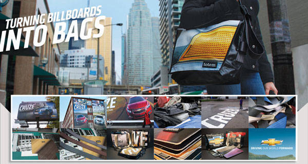 Chevrolet recycles billboards