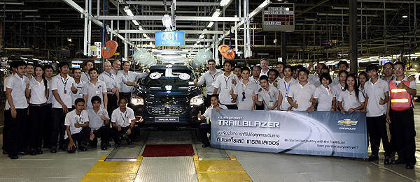 TopGear.com.ph Philippine Car News - Chevrolet begins production of Trailblazer in Thailand