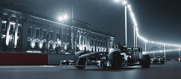 McLaren sponsor Santander simulates planned London Grand Prix
