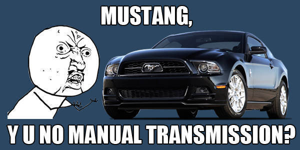TopGear.com.ph Philippine Car News - Ford Mustang won't be available with a manual transmission