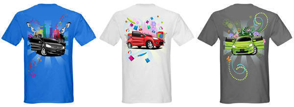 Mitsubishi Mirage shirts
