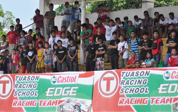 Spectators at Batangas Racing Circuit