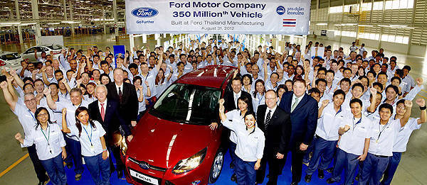 Thailand-made Ford Focus is Ford’s 350 millionth vehicle TopGear.com.ph Philippine Car News - Thailand-made Ford Focus is Ford’s 350 millionth vehicle
