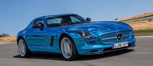 TopGear.com.ph Philippine Car News - Mercedes-Benz drives electric SLS AMG around Ascari track