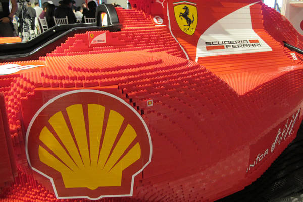 Lego Ferrari Formula 1 car