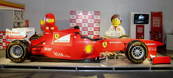 Lego Ferrari Formula 1 car
