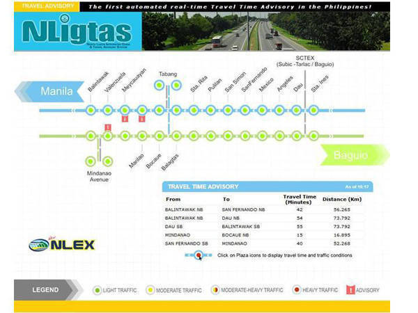 TopGear.com.ph Philippine Car News - NLEX traffic advisory system goes online