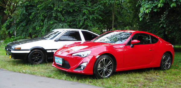 Toyota AE86 and Toyota 86