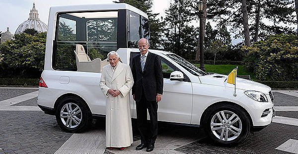 TopGear.com.ph Philippine Car News - New Popemobile is Mercedes-Benz M-Class