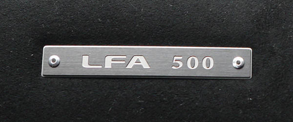 500th Lexus LFA