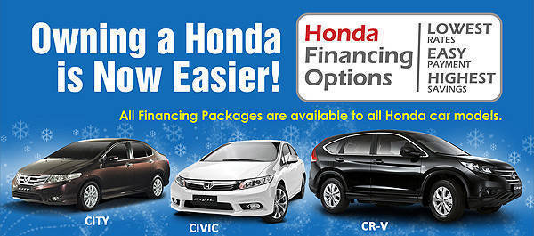 Honda improves its financing option program TopGear.com.ph Philippine Car News - Honda improves its financing option program