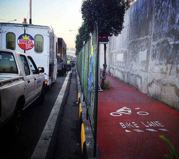 MMDA's bike lane project