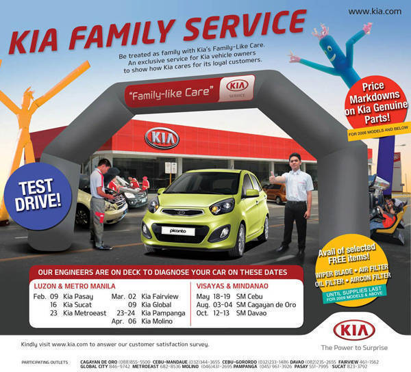 TopGear.com.ph Philippine Car News - Kia PH distributor brings its Kia Family Service program nationwide