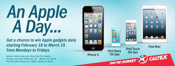 "An Apple A Day" Caltex promo
