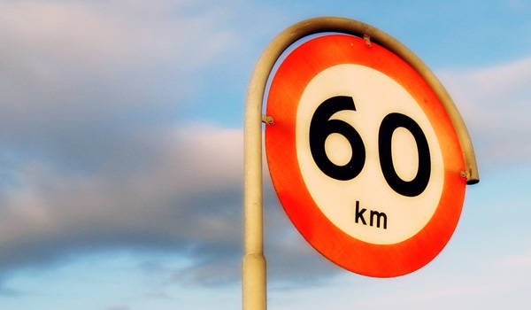 60kph limit