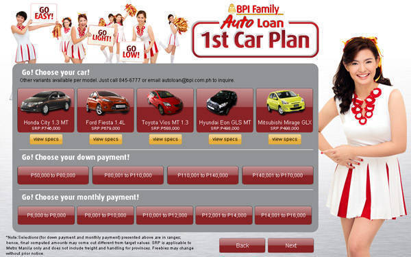 BPI Autoloans: 1st Car Plan BPI Autoloans: 1st Car Plan