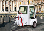 Pope Francis May Ditch Gas-fed Popemobile For Pedal-powered One