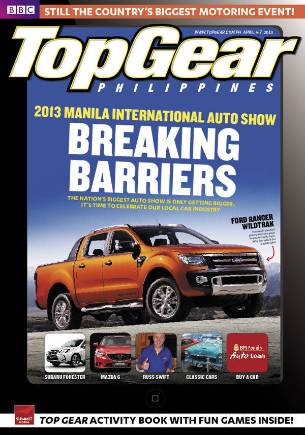 2013 Manila International Auto Show activity booklet