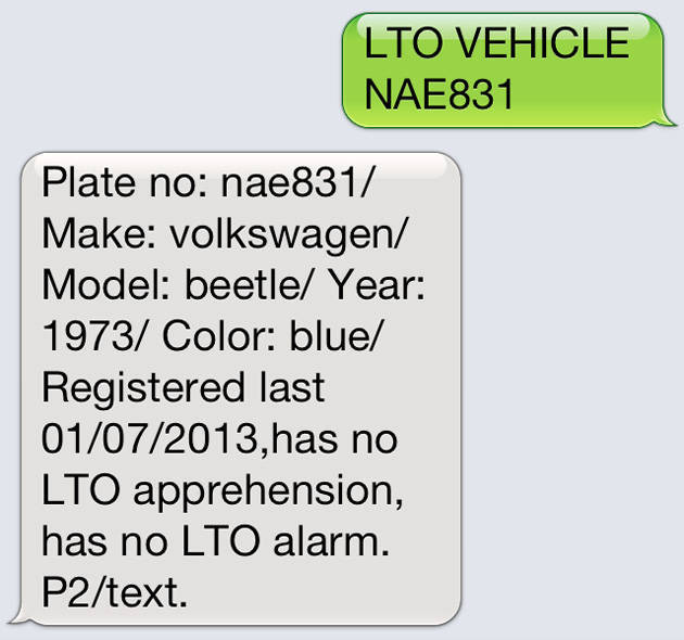 LTO text service