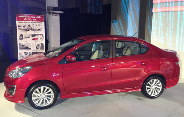 Accessorized Mitsubishi Mirage G4