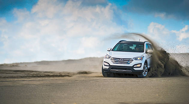 Car photography tip: The photo should convey dynamism.