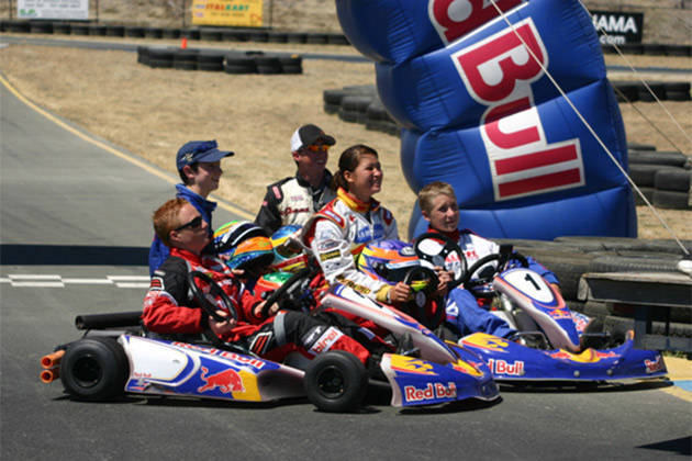Michele Bumgarner: One of the five winners of the Red Bull Young Driver Search in Sonoma, CA (2005) Michele Bumgarner: One of the five winners of the Red Bull Young Driver Search in Sonoma, CA (2005)
