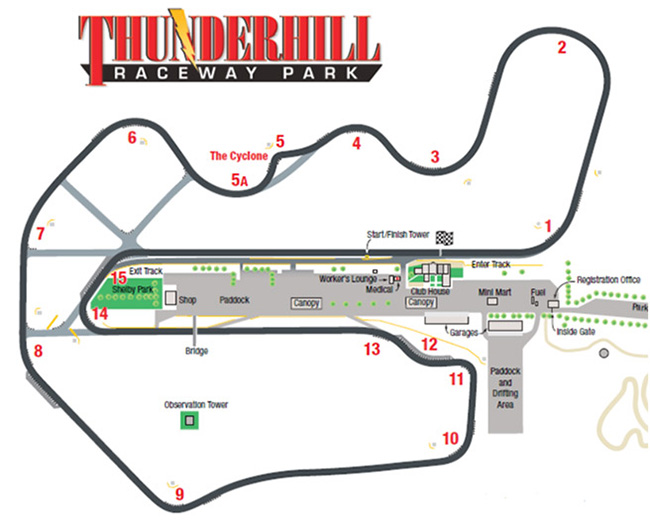 Michele Bumgarner at the Thunderhill Raceway Park