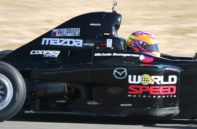 Michele Bumgarner at the Thunderhill Raceway Park