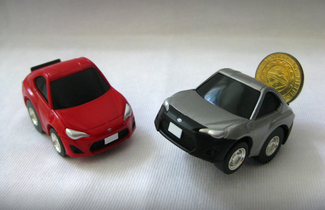 A very cool find at Toy Town Glorietta: Choro Q Toyota 86