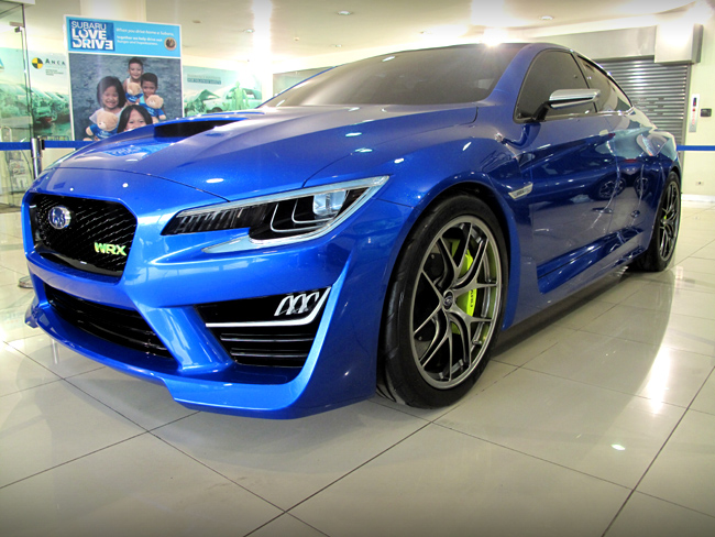Subaru WRX concept car now in the Philippines
