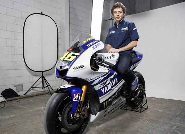 Yamaha rider Valentino Rossi