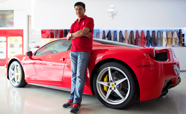 Ferrari Challenge driver Vincent Floirendo