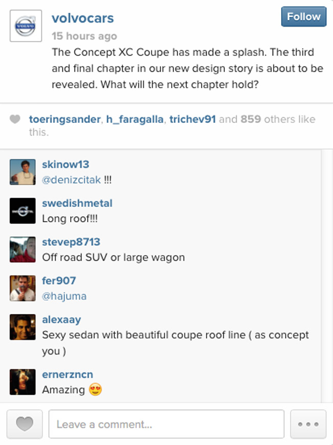 Volvo on Instagram