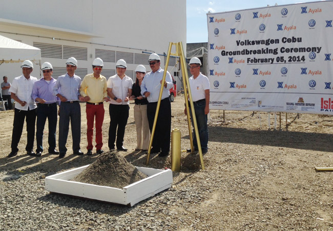 Groundbreaking ceremony for Volkswagen Cebu
