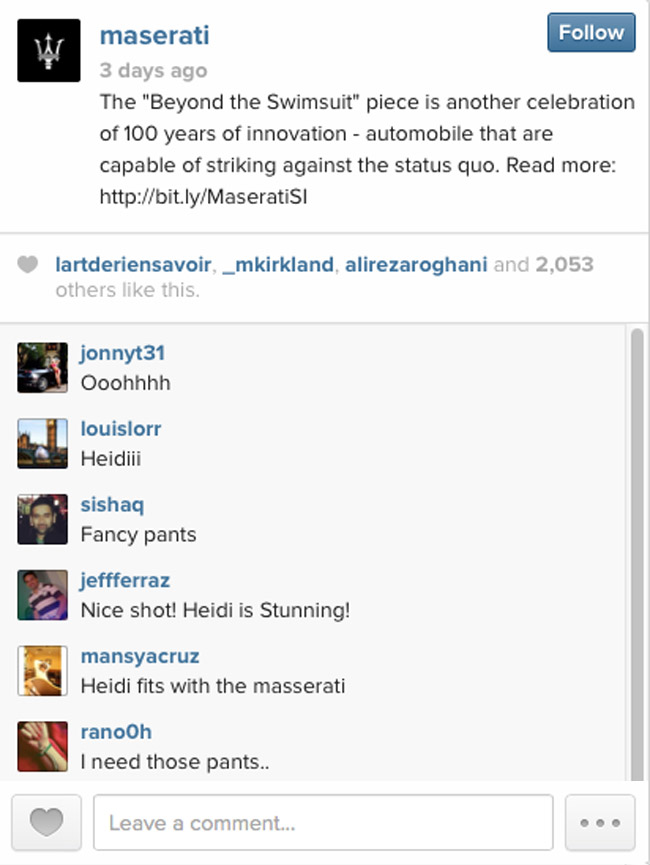 Maserati on Instagram