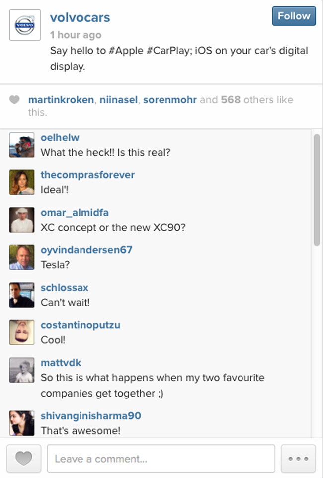 Volvo on Instagram