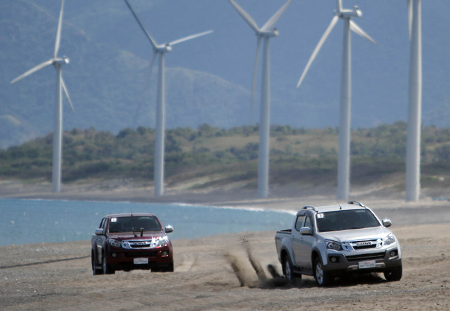 Isuzu D-Max in Ilocos