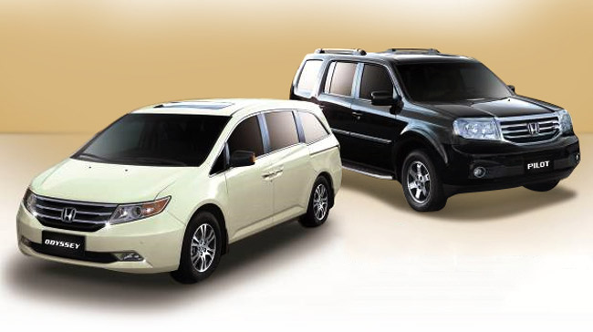 Car promo in the Philippines: Honda Odyssey, Pilot