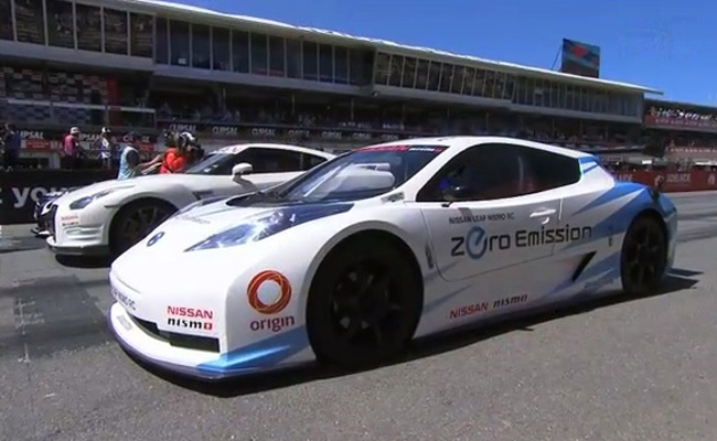 TopGear.com.ph Philippine Car News - Nissan Leaf Nismo RC takes on GT-R road car and Altima V8 Supercar