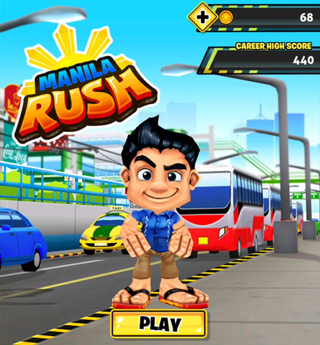 'Manila Rush' lets you run along EDSA and leap over buses 'Manila Rush' lets you run along EDSA and leap over buses