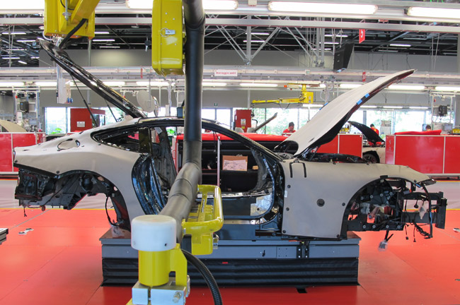 Ferrari factory in Maranello, Italy