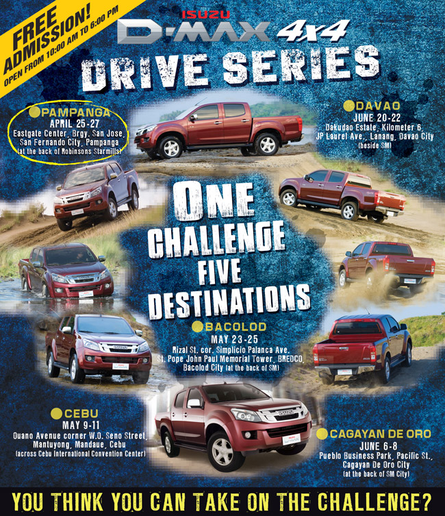 2014 Isuzu D-Max 4x4 Drive Series